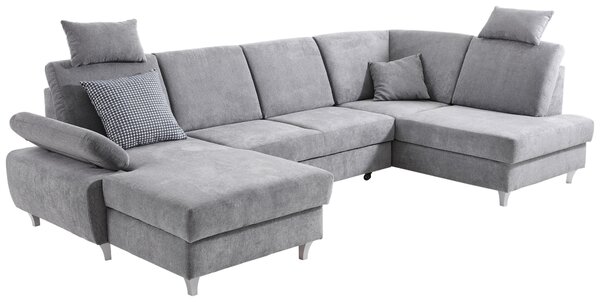 SEDACIA SÚPRAVA, textil, svetlosivá Cantus - Sedačky