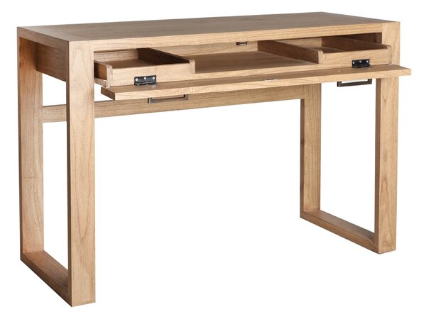 MUZZA Pracovný stôl Nyr 110 x 50 cm prírodný
