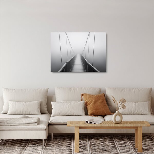 Sklenený obraz - Most do neznáma (70x50 cm)