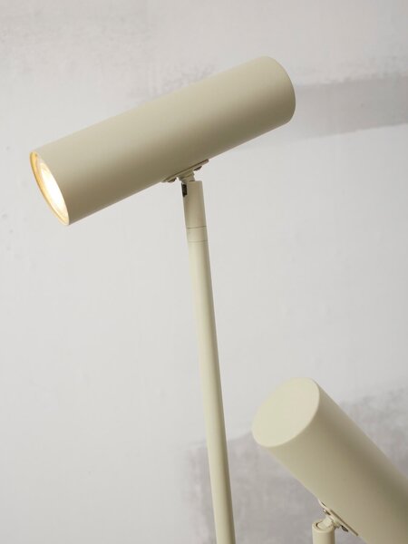 MUZZA Stojacia lampa Vienna béžovo-zelená
