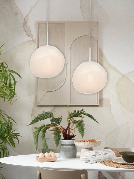 MUZZA Stropná lampa Stockholm biela