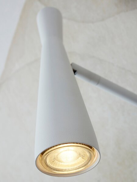 MUZZA Nástenná lampa Ordos biela