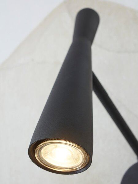 MUZZA Nástenná lampa Ordos čierna