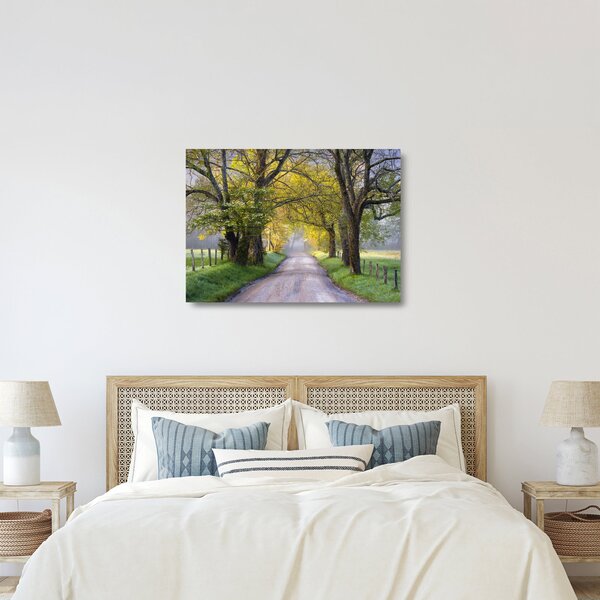 Sklenený obraz - Smoky Mountains, Gatlinburg, USA (70x50 cm)