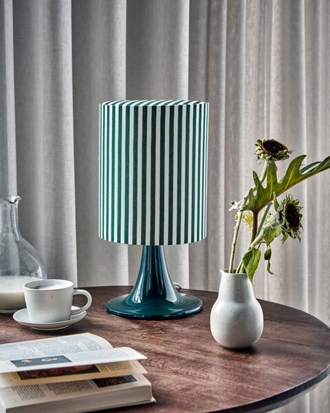 MUZZA Stolová lampa Azalea bielo-zelená