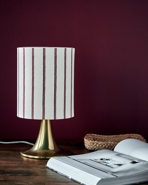 MUZZA Stolová lampa Azalea bielo-červená