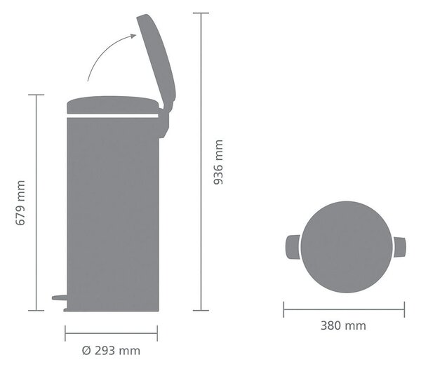 ODPADKOVÝ KÔŠ 30 l Brabantia - Upratovanie
