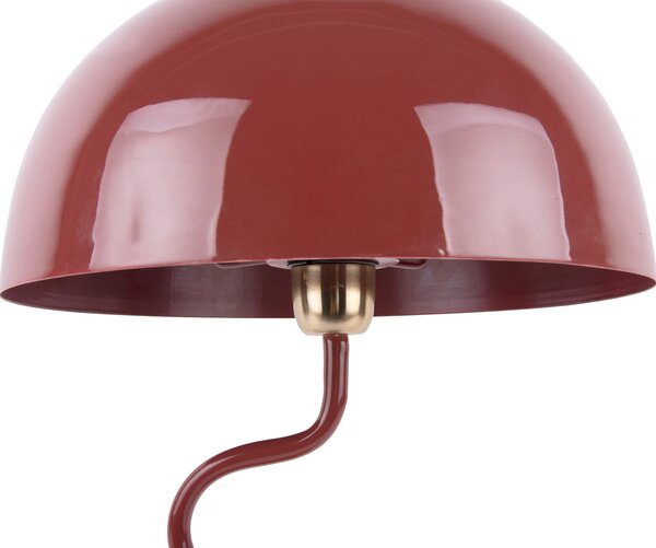 MUZZA Stolná lampa Swirl červená