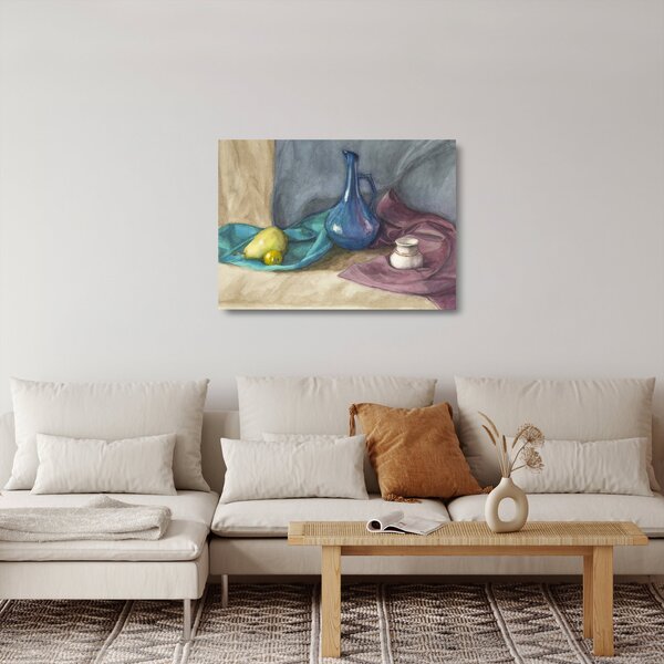 Sklenený obraz - Maľované zátišie (70x50 cm)