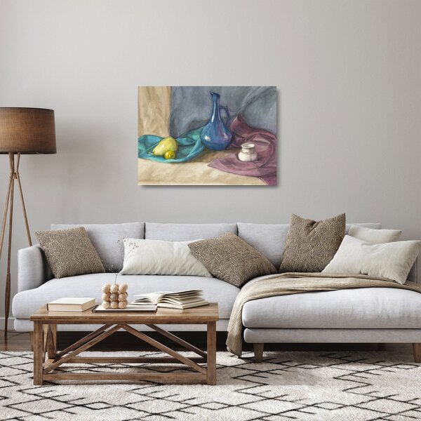 Sklenený obraz - Maľované zátišie (70x50 cm)