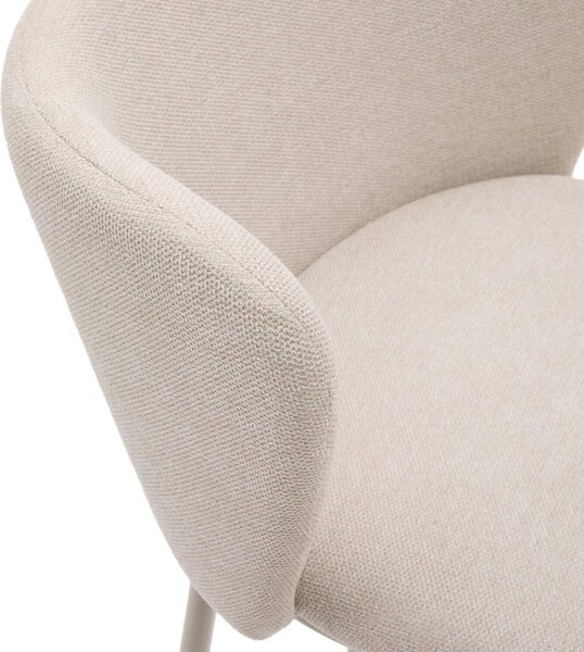 MUZZA Barová stolička arun 65 cm chenille béžová