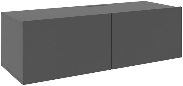 NÍZKA KOMODA, antracitová, 120/36,7/45 cm Hom`in - Online Only drobný nábytok, Online Only