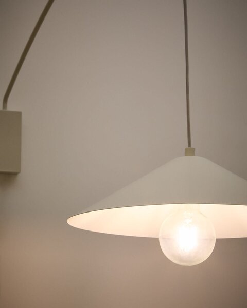 MUZZA Nástenná lampa Kelly biela