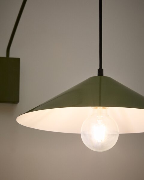 MUZZA Nástenná lampa Kelly zelená