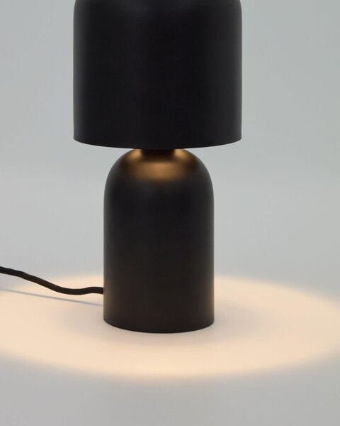 MUZZA Stolná lampa Moni čierna