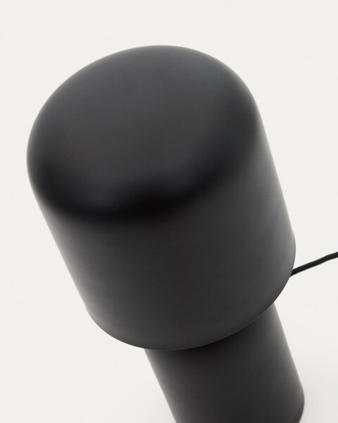 MUZZA Stolná lampa Moni čierna