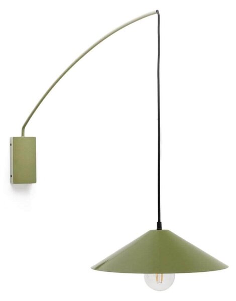 MUZZA Nástenná lampa Kelly zelená