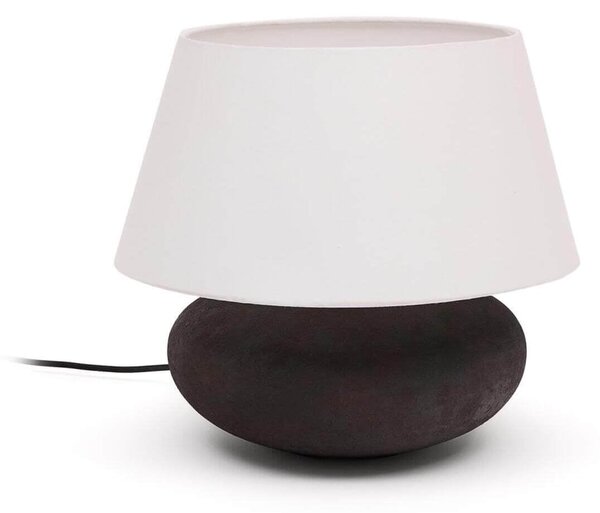 MUZZA Stolová lampa Nessie čierno-biela