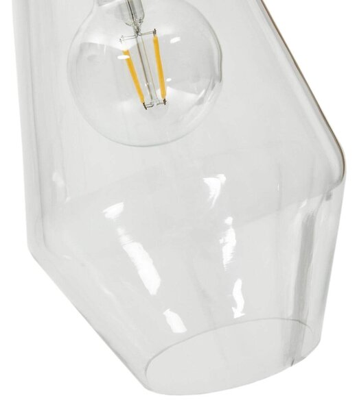 MUZZA Stropná lampa Mai Ø 17 cm priehľadná