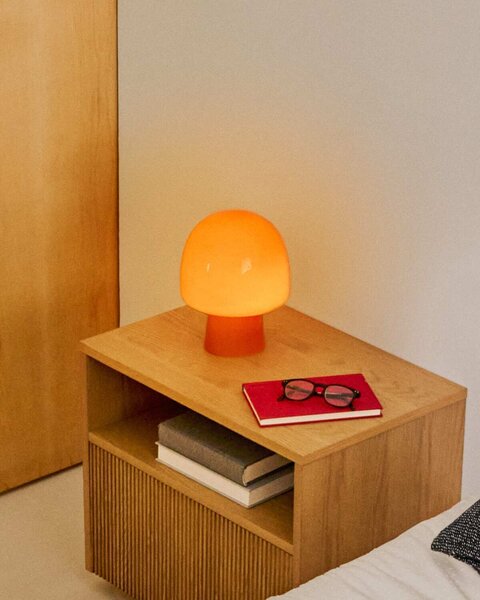 MUZZA Stolná lampa Gire oranžová