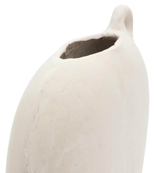 MUZZA Váza Tine 35,5 x 37 cm biela