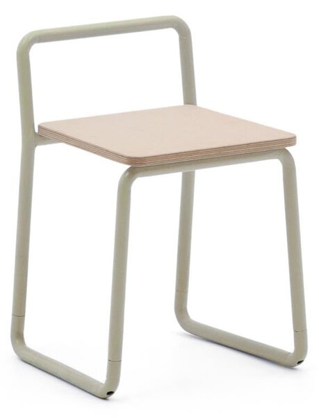 MUZZA Detská stolička Rinn príhodno-biela