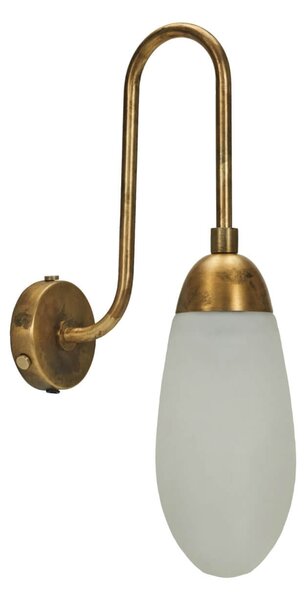 MUZZA Nástenná lampa Dru zlato-biela