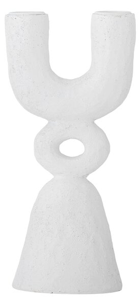 MUZZA Svietnik Rya 22 cm biely