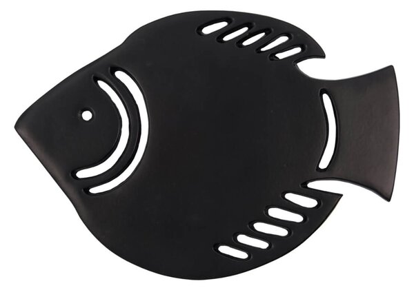 MUZZA Podnos Fish čierný