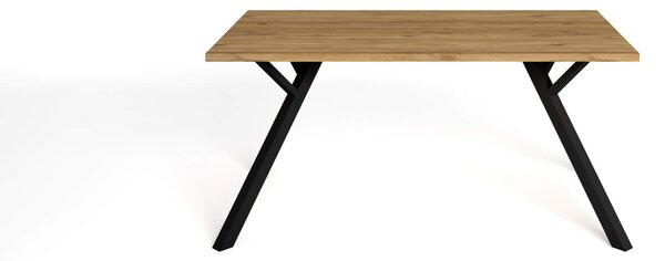 MUZZA Jedálenský stôl olapa 160 x 90 cm prírodný