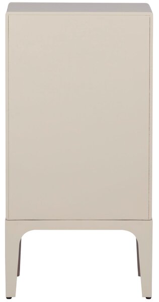 MUZZA Komoda Grem 44 x 89 cm béžová