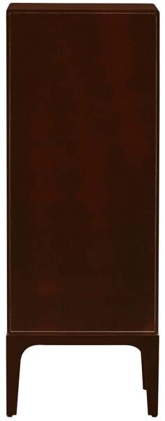 MUZZA Komoda Grem 44 x 120 cm červeno-hnedá