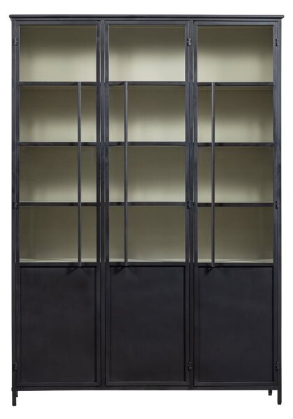 MUZZA Vitrína Display 140 x 200 cm černá
