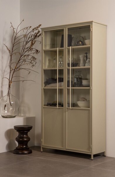 MUZZA Vitrína Display 99 x 200 cm piesková