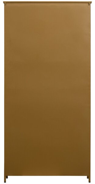 MUZZA Vitrína Display 99 x 200 cm žlutá