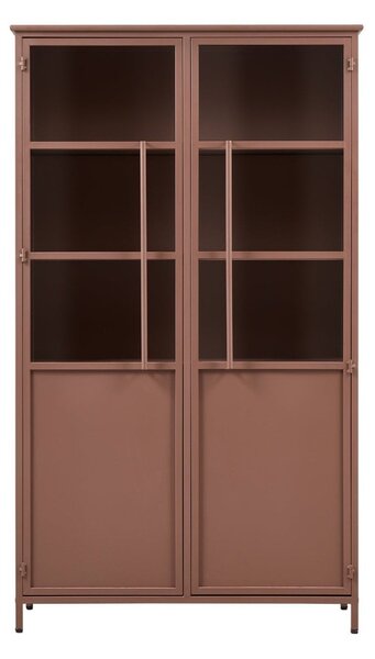 MUZZA Vitrína Display 99 x 170 cm hnědá