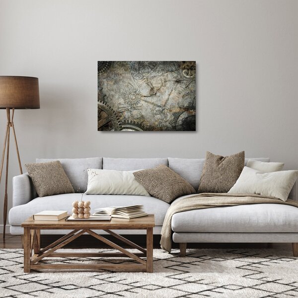 Sklenený obraz - Tok času (70x50 cm)