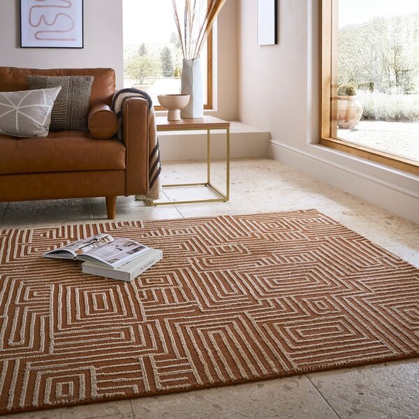 Koberec v terakotovej farbe 120x170 cm Kylo – Flair Rugs