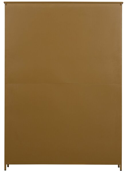 MUZZA Vitrína Display 140 x 200 cm žlutá