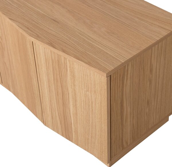 MUZZA TV stolík mazu 133 x 52 cm prírodný