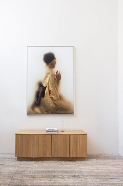MUZZA TV stolík mazu 133 x 52 cm prírodný