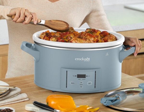 Pomalý hrniec Crockpot 6,6 l, digitálny, displej (CSC123X)