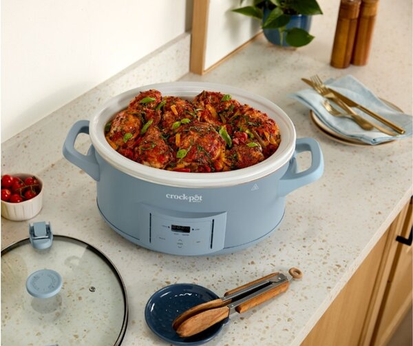Pomalý hrniec Crockpot 6,6 l, digitálny, displej (CSC123X)