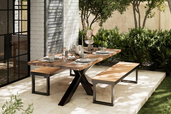 ZÁHRADNÝ STÔL, drevo, 200/100/76 cm Ambia Garden - Online Only záhrada, Online Only