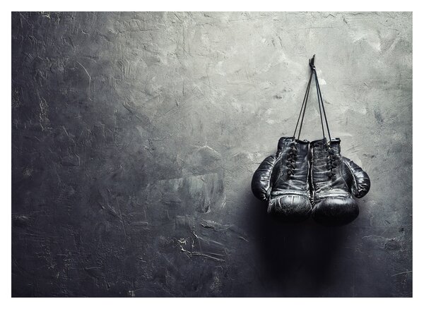Sklenený obraz boxerských rukavíc (70x50 cm)