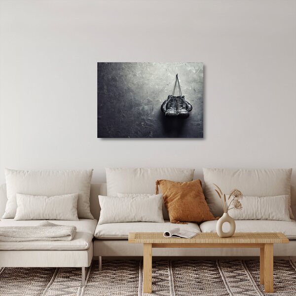 Sklenený obraz boxerských rukavíc (70x50 cm)