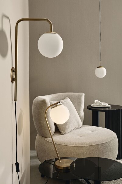 MUZZA Stolová lampa Ro zlatá