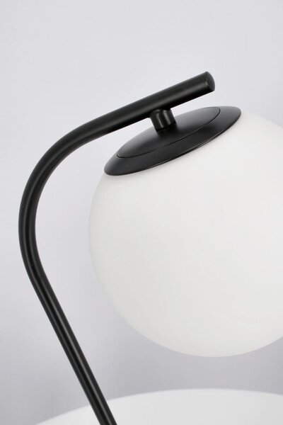 MUZZA Stolná lampa Ro čierna