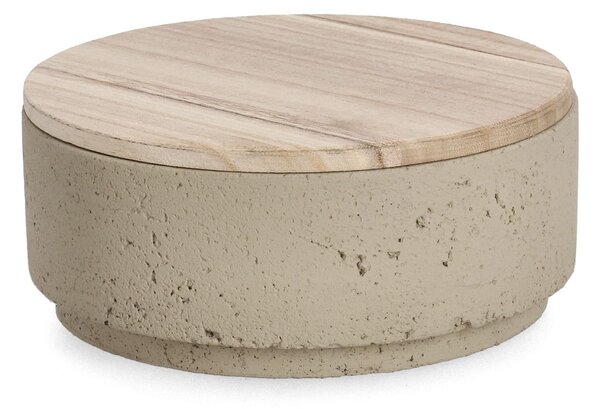 MUZZA Sviečka Tina Ø19 cm taupe