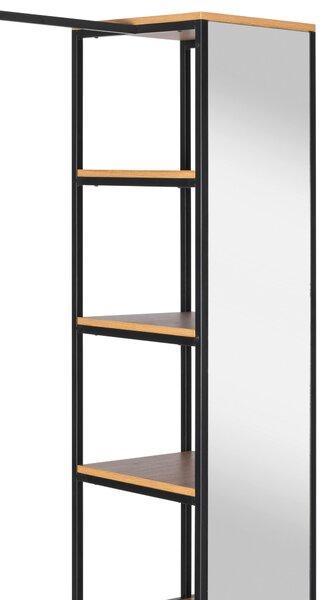 PREDSIEŇOVÝ NÁBYTOK, prírodná farba, čierna, 110/177/40 cm MID.YOU - Online Only drobný nábytok, Online Only